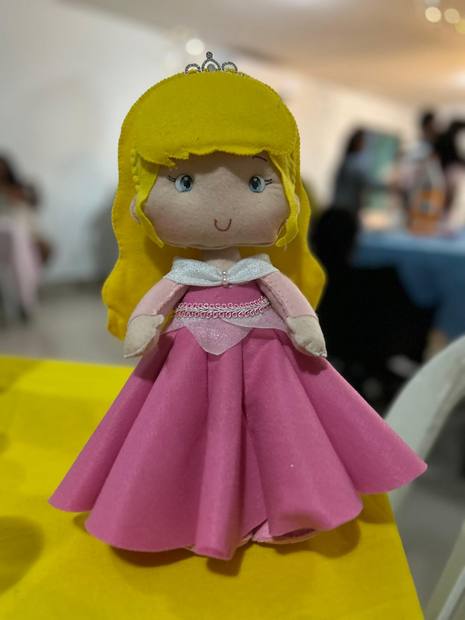 Princesa Aurora em feltro